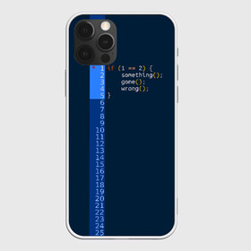Чехол для iPhone 12 Pro Max с принтом if 1 == 2 в Курске, Силикон |  | it | php | айтишник | код | кодер | ошибка | програма | програмист | программа | программист | разработка | разработчик | сайт | сайты | си | си плюсплюс | си шарп | технарь | условие | явапхп | яваскрипт