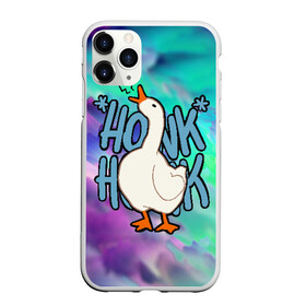 Чехол для iPhone 11 Pro Max матовый с принтом HONK HONK в Курске, Силикон |  | Тематика изображения на принте: meme | untitled goose game | злой гусь | мем | птица