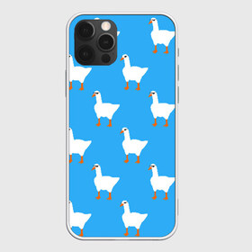Чехол для iPhone 12 Pro Max с принтом КРУТЫЕ ГУСИ в Курске, Силикон |  | Тематика изображения на принте: meme | untitled goose game | злой гусь | мем | птица
