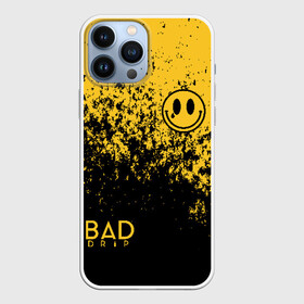 Чехол для iPhone 13 Pro Max с принтом BAD DRIP в Курске,  |  | Тематика изображения на принте: bad | baddrip | cloud | coil | drip | smoke | vape | wape | бак | вейп | вейпер | дрипка | дым | койл | культура | мод | облако | пар | хипстер