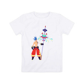 Детская футболка хлопок с принтом Promare Galo в Курске, 100% хлопок | круглый вырез горловины, полуприлегающий силуэт, длина до линии бедер | Тематика изображения на принте: anime | galo | promare | аниме | гало | промар
