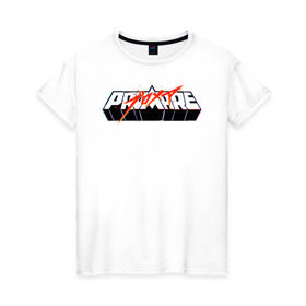 Женская футболка хлопок с принтом Promare в Курске, 100% хлопок | прямой крой, круглый вырез горловины, длина до линии бедер, слегка спущенное плечо | anime | promare | аниме | промар