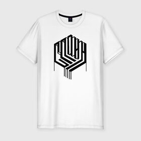 Мужская футболка премиум с принтом СПЛИН в Курске, 92% хлопок, 8% лайкра | приталенный силуэт, круглый вырез ворота, длина до линии бедра, короткий рукав | splin | александр васильев | сплин