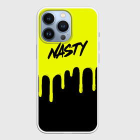 Чехол для iPhone 13 Pro с принтом NASTY JUICE в Курске,  |  | Тематика изображения на принте: bad | baddrip | cloud | coil | drip | juice | nasty | smoke | vape | wape | бак | бэд дрип | вейп | вейпер | дрипка | дым | койл | культура | мод | нэсти | облако | пар | хипстер