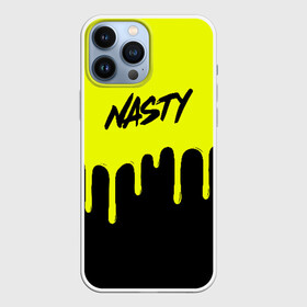 Чехол для iPhone 13 Pro Max с принтом NASTY JUICE в Курске,  |  | Тематика изображения на принте: bad | baddrip | cloud | coil | drip | juice | nasty | smoke | vape | wape | бак | бэд дрип | вейп | вейпер | дрипка | дым | койл | культура | мод | нэсти | облако | пар | хипстер