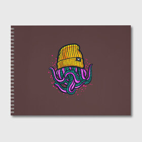 Альбом для рисования с принтом Octopus(Lil Peep GBC) в Курске, 100% бумага
 | матовая бумага, плотность 200 мг. | gbc | lil | peep | rap | rock | бордовый | желтый | зеленый | исполнитель | картинка | надпись на спине | осьминог | редактируемый дизайн | рок | рэп | рэпер | сочный цвет | фиолетовый