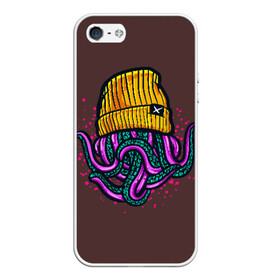 Чехол для iPhone 5/5S матовый с принтом Octopus(Lil Peep GBC) в Курске, Силикон | Область печати: задняя сторона чехла, без боковых панелей | gbc | lil | peep | rap | rock | бордовый | желтый | зеленый | исполнитель | картинка | надпись на спине | осьминог | редактируемый дизайн | рок | рэп | рэпер | сочный цвет | фиолетовый