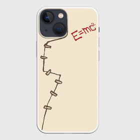 Чехол для iPhone 13 mini с принтом Уравнение Эйнштейна в Курске,  |  | dr. stone | drstone | emc2 | доктор стоун