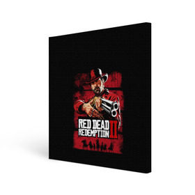 Холст квадратный с принтом Red Dead Redemption в Курске, 100% ПВХ |  | dead | gamer | john | marston | rdr | red | redemption | rockstar | shooter | western | вестерн | джон | марстон | шутер