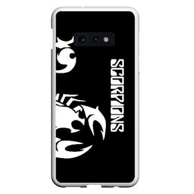 Чехол для Samsung S10E с принтом SCORPIONS СКОРПИОНС в Курске, Силикон | Область печати: задняя сторона чехла, без боковых панелей | black | scorpions | клаус майне | маттиас ябс | микки ди | павел мончивода | рудольф шенкер | скорпион | скорпионс | чёрный