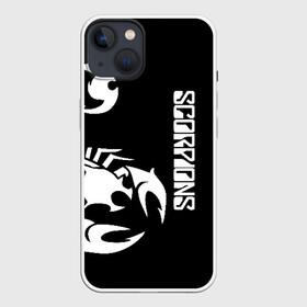 Чехол для iPhone 13 с принтом SCORPIONS | СКОРПИОНС в Курске,  |  | black | scorpions | клаус майне | маттиас ябс | микки ди | павел мончивода | рудольф шенкер | скорпион | скорпионс | чёрный