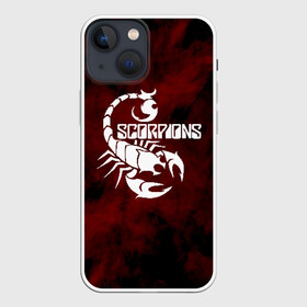 Чехол для iPhone 13 mini с принтом SCORPIONS в Курске,  |  | scorpions | клаус майне | маттиас ябс | микки ди | павел мончивода | рудольф шенкер | скорпион | скорпионс