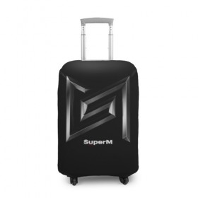 Чехол для чемодана 3D с принтом SuperM в Курске, 86% полиэфир, 14% спандекс | двустороннее нанесение принта, прорези для ручек и колес | baekhyun | k pop | kai | lucas | mark | super m | superm | taemin | taeyong | ten | к поп | музыка | супер м | суперм