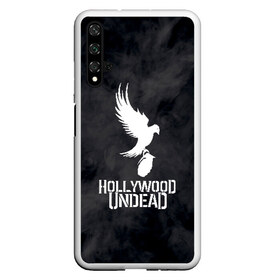 Чехол для Honor 20 с принтом HOLLYWOOD UNDEAD в Курске, Силикон | Область печати: задняя сторона чехла, без боковых панелей | deuce | hollywood undead | hu | j dog | shady jeff | голивудская нежить | голливуд | даниэль мурильо | джордан террелл | джордж артур рейган | дилан альварес | мэттью сент клер | нежить