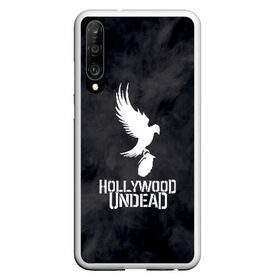 Чехол для Honor P30 с принтом HOLLYWOOD UNDEAD в Курске, Силикон | Область печати: задняя сторона чехла, без боковых панелей | deuce | hollywood undead | hu | j dog | shady jeff | голивудская нежить | голливуд | даниэль мурильо | джордан террелл | джордж артур рейган | дилан альварес | мэттью сент клер | нежить