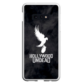 Чехол для Samsung S10E с принтом HOLLYWOOD UNDEAD в Курске, Силикон | Область печати: задняя сторона чехла, без боковых панелей | deuce | hollywood undead | hu | j dog | shady jeff | голивудская нежить | голливуд | даниэль мурильо | джордан террелл | джордж артур рейган | дилан альварес | мэттью сент клер | нежить