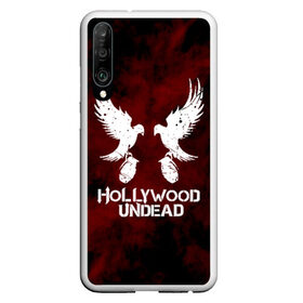 Чехол для Honor P30 с принтом HOLLYWOOD UNDEAD в Курске, Силикон | Область печати: задняя сторона чехла, без боковых панелей | deuce | hollywood undead | hu | j dog | shady jeff | голивудская нежить | голливуд | даниэль мурильо | джордан террелл | джордж артур рейган | дилан альварес | мэттью сент клер | нежить