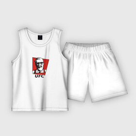 Детская пижама с шортами хлопок с принтом UFC (Конор) в Курске,  |  | Тематика изображения на принте: kfc | ufc | боец | конор макгрегор