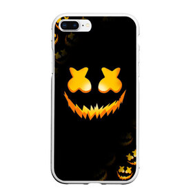 Чехол для iPhone 7Plus/8 Plus матовый с принтом MARSHMELLO HALLOWEEN в Курске, Силикон | Область печати: задняя сторона чехла, без боковых панелей | america | dj | halloween | marshmello | marshmello halloween | usa | америка | маршмелло | маршмелло хеллоуин | хеллоуин | хэллоуин