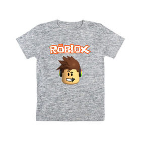 Детская футболка хлопок с принтом Roblox в Курске, 100% хлопок | круглый вырез горловины, полуприлегающий силуэт, длина до линии бедер | roblox | roblox скачать | игра роблокс | коды роблокс | роблокс | роблокс играть | роблокс симулятор | скачать роблокс