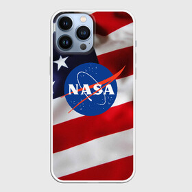 Чехол для iPhone 13 Pro Max с принтом NASA USA в Курске,  |  | Тематика изображения на принте: nasa | space x | spacex | usa | астронавт | астронавтика | космонавт | наса | сша