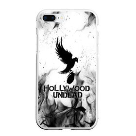 Чехол для iPhone 7Plus/8 Plus матовый с принтом HOLLYWOOD UNDEAD в Курске, Силикон | Область печати: задняя сторона чехла, без боковых панелей | deuce | hollywood undead | hu | j dog | shady jeff | голливуд | голливудская нежить | даниэль мурильо | джордан террелл | джордж артур рейган | дилан альварес | мэттью сент клер | нежить