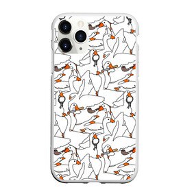 Чехол для iPhone 11 Pro Max матовый с принтом Злой гусь в Курске, Силикон |  | Тематика изображения на принте: goose | honk | untitled goose game | гусь | гусь игра | злой гусь | игра про гуся | кря | отвратительный гусь