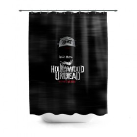 Штора 3D для ванной с принтом Hollywood Undead в Курске, 100% полиэстер | плотность материала — 100 г/м2. Стандартный размер — 146 см х 180 см. По верхнему краю — пластиковые люверсы для креплений. В комплекте 10 пластиковых колец | charlie scene | danny | funny man | hollywood undead | hu | j dog | johnny 3 tears | андед | голивуд | голливудская | группа | гу | нежить | реп | рок | рэп | рэпкор | ундед | ундэ