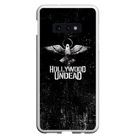 Чехол для Samsung S10E с принтом Hollywood Undead в Курске, Силикон | Область печати: задняя сторона чехла, без боковых панелей | charlie scene | danny | funny man | hollywood undead | hu | j dog | johnny 3 tears | андед | голивуд | голливудская | группа | гу | нежить | реп | рок | рэп | рэпкор | ундед | ундэ