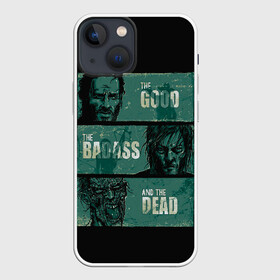 Чехол для iPhone 13 mini с принтом The Walking Dead в Курске,  |  | amc | carol | daryl | dixon | michonne | negan | reaction | rick | season 10 | twd | zombies | диксон | дэрил | зомби | мертвецы | мишонн | неган | реакция | рик | ходячие