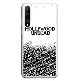 Чехол для Honor P30 с принтом HOLLYWOOD UNDEAD в Курске, Силикон | Область печати: задняя сторона чехла, без боковых панелей | Тематика изображения на принте: deuce | hollywood undead | hu | j dog | shady jeff | голливуд | голливудская нежить | даниэль мурильо | джордан террелл | джордж артур рейган | дилан альварес | мэттью сент клер | нежить