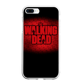 Чехол для iPhone 7Plus/8 Plus матовый с принтом The Walking Dead в Курске, Силикон | Область печати: задняя сторона чехла, без боковых панелей | amc | carol | daryl | dixon | michonne | negan | reaction | rick | season 10 | twd | zombies | диксон | дэрил | зомби | мертвецы | мишонн | неган | реакция | рик | ходячие