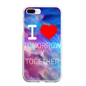 Чехол для iPhone 7Plus/8 Plus матовый с принтом TOMORROW X TOGETHER в Курске, Силикон | Область печати: задняя сторона чехла, без боковых панелей | Тематика изображения на принте: beomgyu | hueningkai | k pop | korean | kpop | soobin | taehyun | tomorrow x together | txt | yeonjun | бомгю | ёнджун | корея | поп | субин | техен | тэхён | хюнин кай