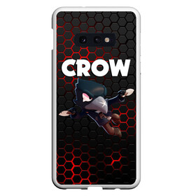 Чехол для Samsung S10E с принтом BRAWL STARS CROW в Курске, Силикон | Область печати: задняя сторона чехла, без боковых панелей | brawl stars | bull | colt | crow | leon | stars | берли | бо | брок | ворон | джесси | динамайк | дэррил | кольт | леон | мортис | нита | пайпер | пенни | поко | пэм | рикошет | спайк | фрэнк | шелли | эль примо