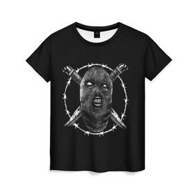 Женская футболка 3D с принтом Velial Squad в Курске, 100% полиэфир ( синтетическое хлопкоподобное полотно) | прямой крой, круглый вырез горловины, длина до линии бедер | horror | music | rap | redvelsqd | rock | музыка | рок | рэп | хоррор