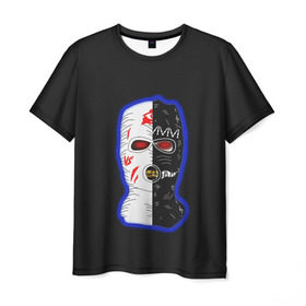 Мужская футболка 3D с принтом Velial Squad в Курске, 100% полиэфир | прямой крой, круглый вырез горловины, длина до линии бедер | Тематика изображения на принте: horror | music | rap | redvelsqd | rock | музыка | рок | рэп | хоррор