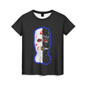 Женская футболка 3D с принтом Velial Squad в Курске, 100% полиэфир ( синтетическое хлопкоподобное полотно) | прямой крой, круглый вырез горловины, длина до линии бедер | horror | music | rap | redvelsqd | rock | музыка | рок | рэп | хоррор