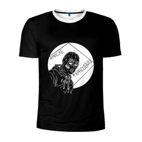Мужская футболка 3D спортивная с принтом Velial Squad в Курске, 100% полиэстер с улучшенными характеристиками | приталенный силуэт, круглая горловина, широкие плечи, сужается к линии бедра | horror | music | rap | redvelsqd | rock | музыка | рок | рэп | хоррор