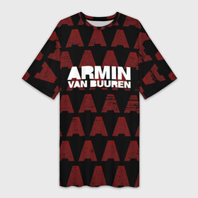 Платье-футболка 3D с принтом Armin van Buuren в Курске,  |  | a state of trance | armin | armin van buuren | asot | van buuren | армин | армин ван бюрен | ван бюрен