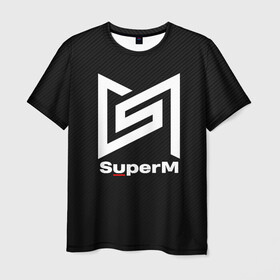 Мужская футболка 3D с принтом SuperM  в Курске, 100% полиэфир | прямой крой, круглый вырез горловины, длина до линии бедер | baekhyun | exo | kai | lucas | mark | nct | shinee | sm | super m | superm | taemin | taeyong | ten | wayv | бэкхён | кай | лукас | марк | супер м | суперм | тэён | тэмин | тэн