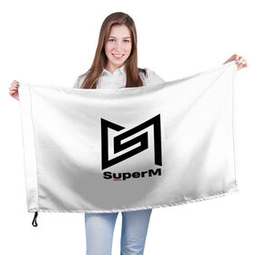 Флаг 3D с принтом SuperM в Курске, 100% полиэстер | плотность ткани — 95 г/м2, размер — 67 х 109 см. Принт наносится с одной стороны | baekhyun | exo | kai | lucas | mark | nct | shinee | sm | super m | superm | taemin | taeyong | ten | wayv | бэкхён | кай | лукас | марк | супер м | суперм | тэён | тэмин | тэн