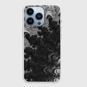 Чехол для iPhone 13 Pro с принтом Абстракция в Курске,  |  | 3d | абстрактно | абстрактные | абстрактный | абстракция | волнистое | волнистый | дым | дымка | дымный | дымом | дыму | краска | темный | узор | узоры | чернила | черный