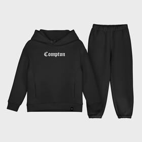 Детский костюм хлопок Oversize с принтом COMPTON | КОМПТОН в Курске,  |  | compton | dj yella | dr. dre | eazy e | ice cube | mc ren | n.w.a | nwa | straight outta compton | west side | западная сторона | комптон