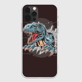 Чехол для iPhone 12 Pro Max с принтом T-Rex в Курске, Силикон |  | Тематика изображения на принте: art | dino | dinos | dinosaur | raptor | style | trex | velociraptor | арт | динозавр | мир юрского периода | ти рекс | ящер