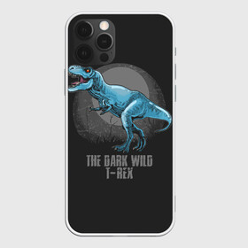 Чехол для iPhone 12 Pro с принтом Dinosaur t-rex в Курске, силикон | область печати: задняя сторона чехла, без боковых панелей | art | dino | dinos | dinosaur | raptor | style | trex | velociraptor | арт | динозавр | мир юрского периода | ти рекс | ящер