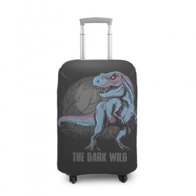 Чехол для чемодана 3D с принтом T Rex в Курске, 86% полиэфир, 14% спандекс | двустороннее нанесение принта, прорези для ручек и колес | art | dino | dinos | dinosaur | raptor | style | trex | velociraptor | арт | динозавр | мир юрского периода | ти рекс | ящер