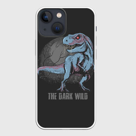 Чехол для iPhone 13 mini с принтом T Rex в Курске,  |  | Тематика изображения на принте: art | dino | dinos | dinosaur | raptor | style | trex | velociraptor | арт | динозавр | мир юрского периода | ти рекс | ящер