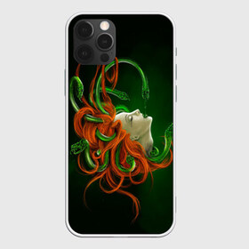 Чехол для iPhone 12 Pro Max с принтом Медуза в Курске, Силикон |  | art | medusa | глаза | горгона | девушка | змеи | медуза