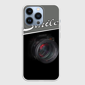 Чехол для iPhone 13 Pro с принтом Smile в Курске,  |  | camera | smile | sony | зеркалка | камера | съёмка | улыбочку | фотик | фотоаппарат | фотограф | фотография | фотосъёмка