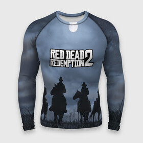 Мужской рашгард 3D с принтом RED DEAD REDEMPTION в Курске,  |  | arthur morgan | cowboy | online | red dead online | red dead redemption 2 | rockstar games | wild west | артур морган | бандит | вестерн | винтовка | дикий запад | ковбой | рокстар